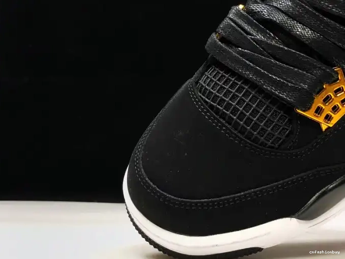 Jordan 308497-032 Gold-White Royalty 4 Air Metallic Black 0525